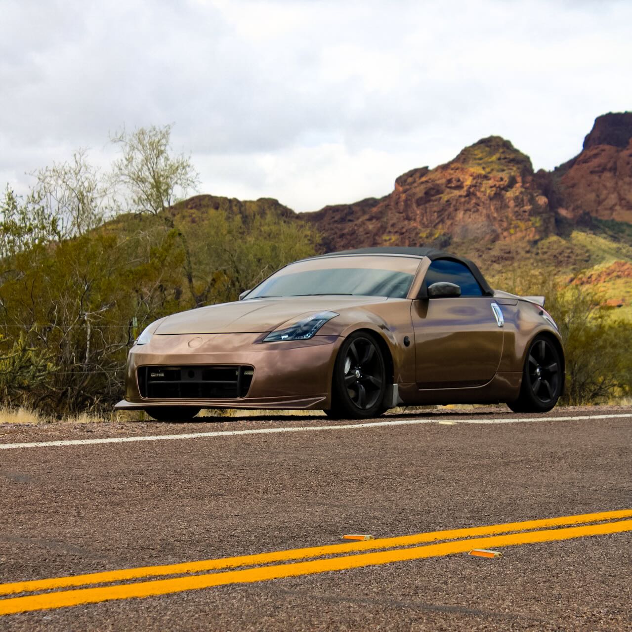 Brown Car Wrap